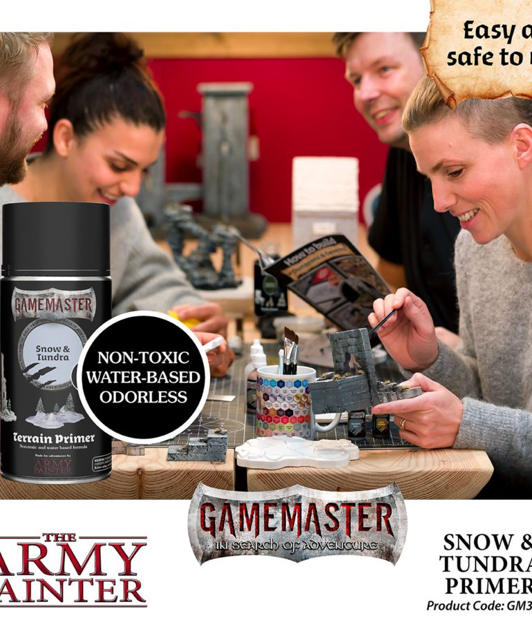 The Army Painter - AMY The Army Painter: Gamemaster - Terrain Primer - Snow & Tundra