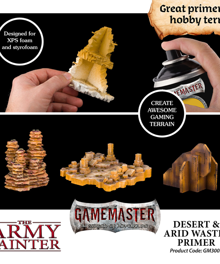 The Army Painter - AMY The Army Painter: Gamemaster - Terrain Primer - Desert & Arid Wastes