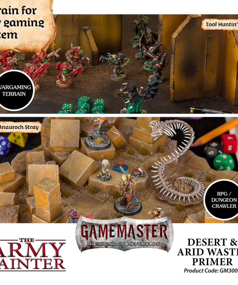 The Army Painter - AMY The Army Painter: Gamemaster - Terrain Primer - Desert & Arid Wastes