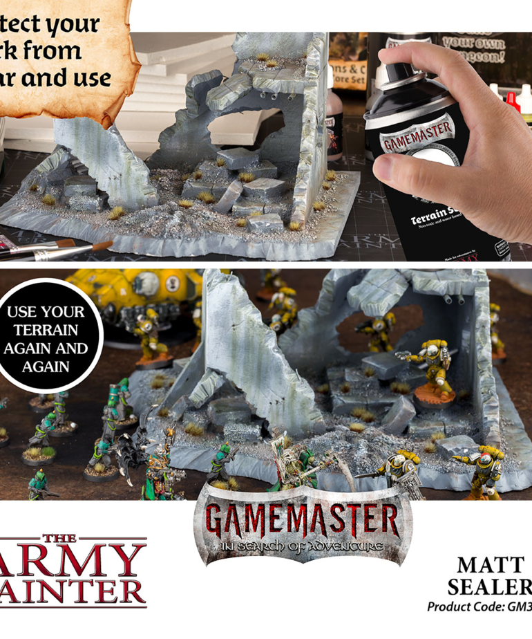 The Army Painter - AMY The Army Painter : Gamemaster - Terrain Primer - Matte Sealer