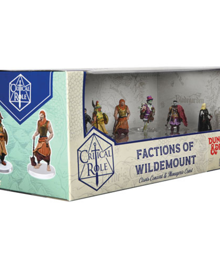 WizKids - WZK CLEARANCE - Critical Role Painted Figures - Factions of Wildemount - Clovis Concord & Menagerie Coast