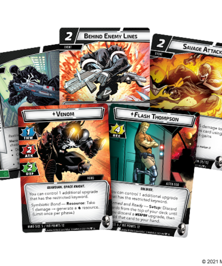 Fantasy Flight Games - FFG Marvel Champions: The Card Game - Venom - Hero Pack