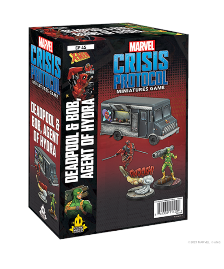 Atomic Mass Games - AMG Marvel: Crisis Protocol - Deadpool & Bob, Agent of Hydra - Character Pack