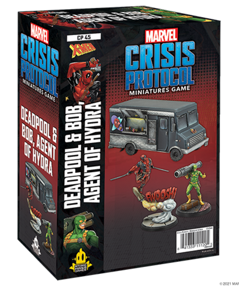 Atomic Mass Games - AMG Marvel: Crisis Protocol - Deadpool & Bob, Agent of Hydra - Character Pack