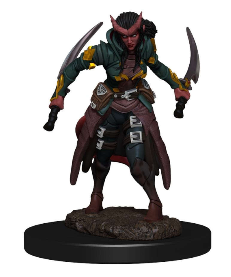WizKids - WZK D&D: Icons of the Realms - Premium Painted Figures - Wave 6 - Female Tiefling Rogue