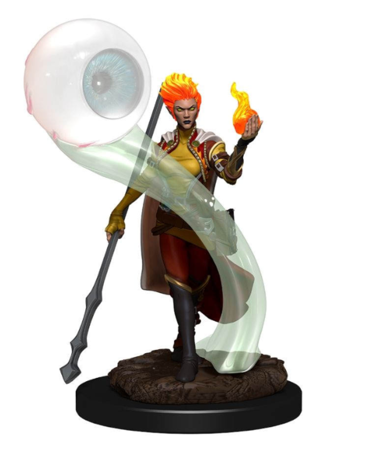 WizKids - WZK D&D: Icons of the Realms - Premium Painted Figures - Wave 6 - Female Fire Genasi Wizard