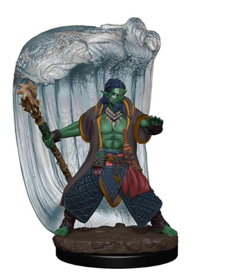 WizKids - WZK D&D: Icons of the Realms - Premium Painted Figures - Wave 6 - Male Water Genasi Druid