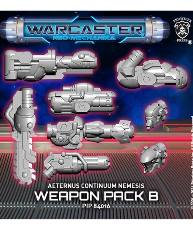 Privateer Press - PIP Warcaster: Neo-Mechanika - Aeternus Continuum - Nemesis B - Weapon Pack