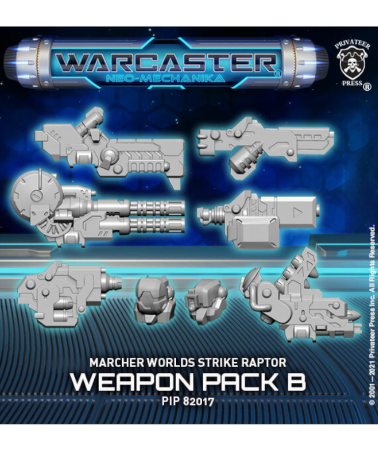 Privateer Press - PIP Warcaster: Neo-Mechanika - Marcher Worlds - Strike Raptor B - Weapon Pack