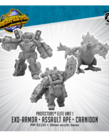 Privateer Press - PIP Monsterpocalypse - Protectors - Carnidon, Exo-Armor, & Assault Ape - Alternate Elite Units