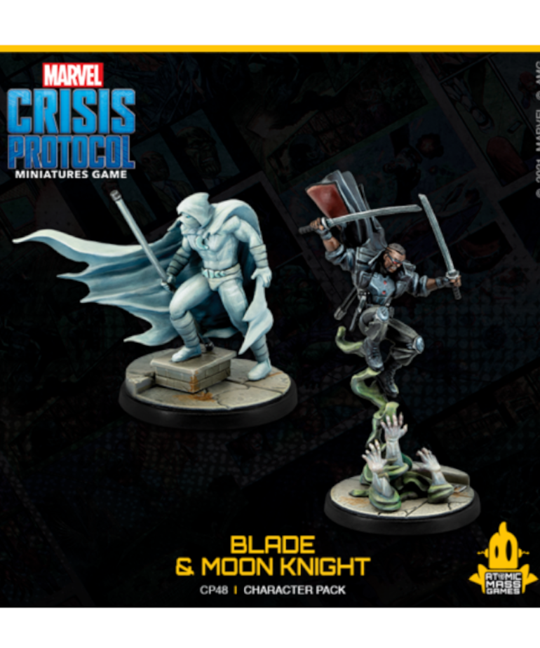 Atomic Mass Games - AMG Marvel: Crisis Protocol - Blade & Moon Knight - Character Pack