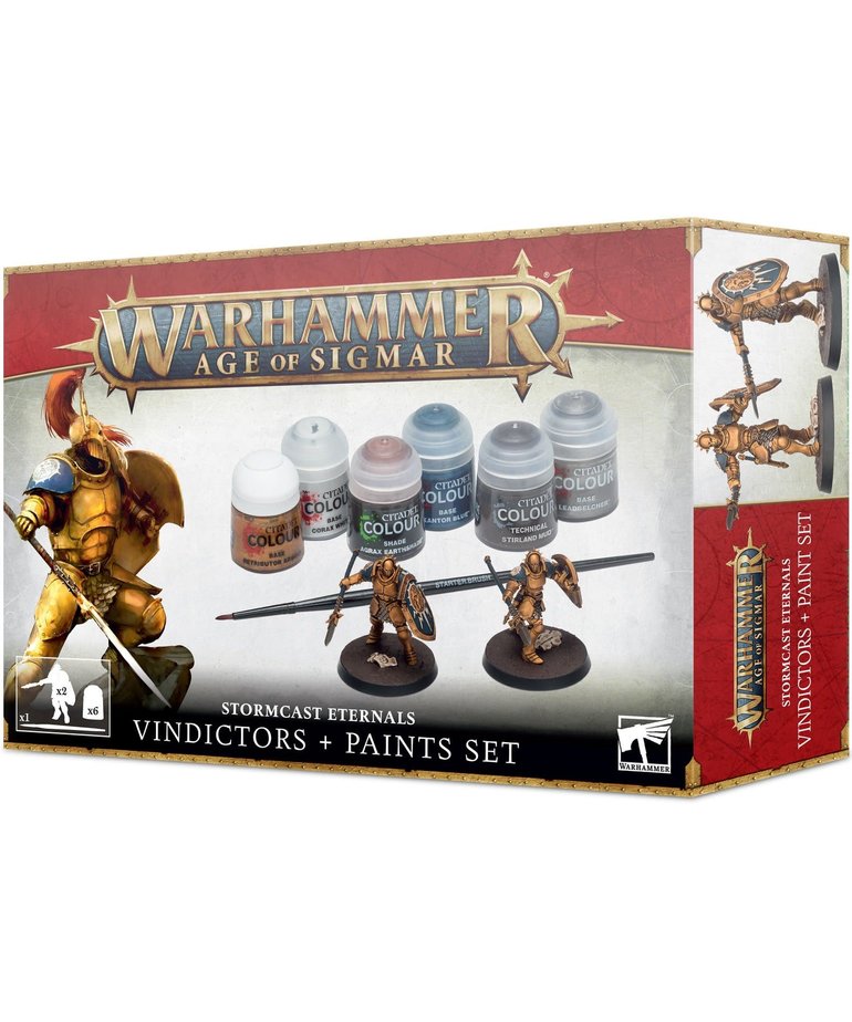 Games Workshop - GAW Warhammer: Age of Sigmar - Stormcast Eternals & Paint Set