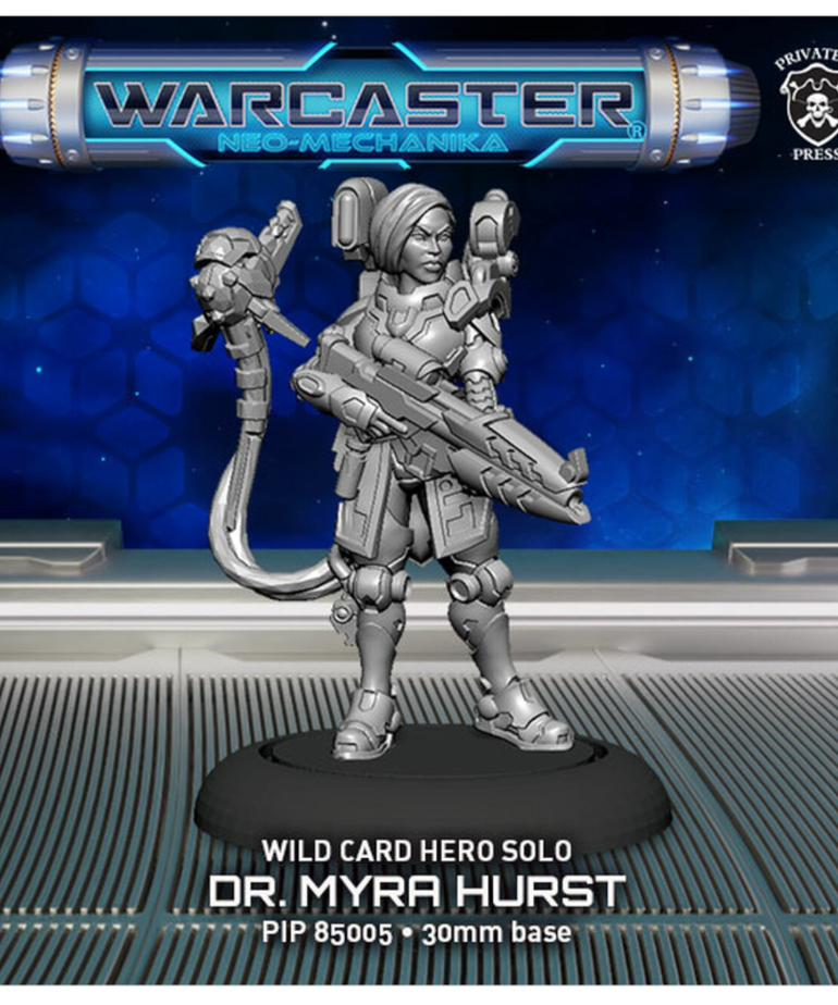 Privateer Press - PIP Warcaster: Neo-Mechanika - Wild Cards - Doctor Myra Hurst - Hero Solo