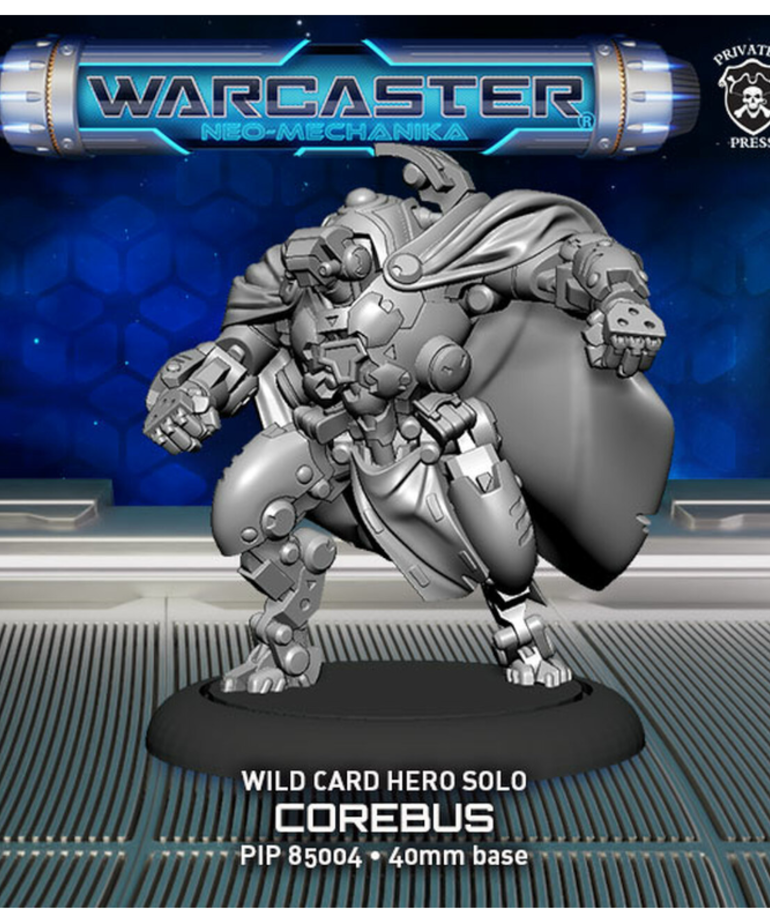 Privateer Press - PIP Warcaster: Neo-Mechanika - Wild Cards - Corebus - Hero Solo