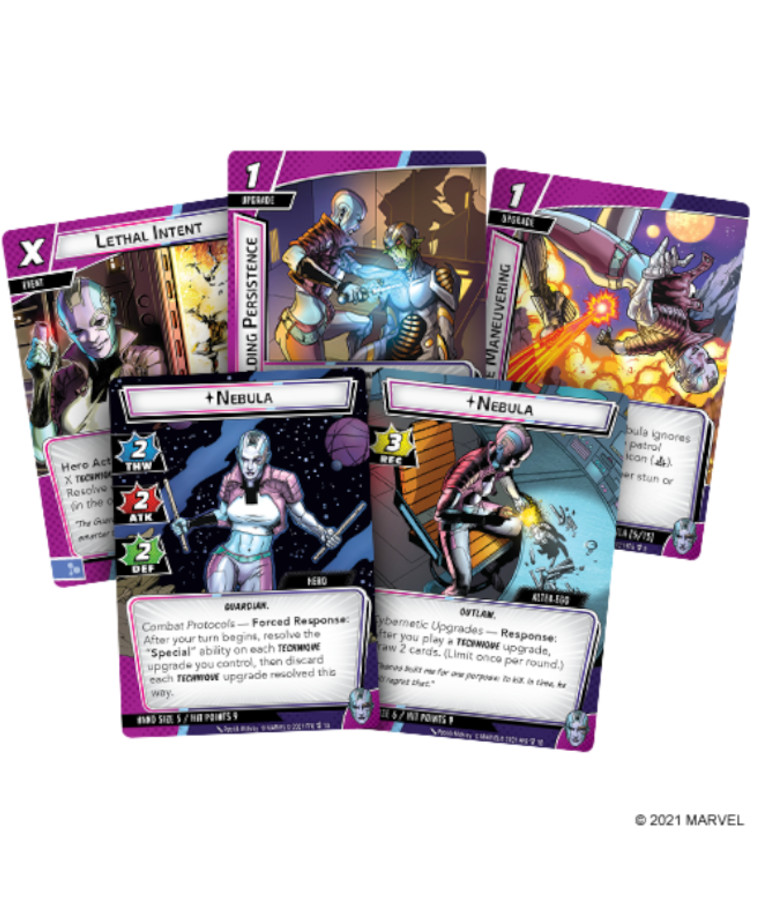 Fantasy Flight Games - FFG Marvel Champions: The Card Game - Nebula - Hero Pack