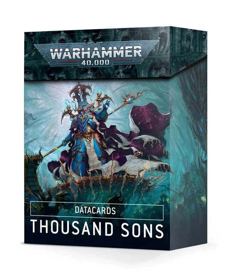 Games Workshop - GAW Warhammer 40K - Datacards - Thousand Sons