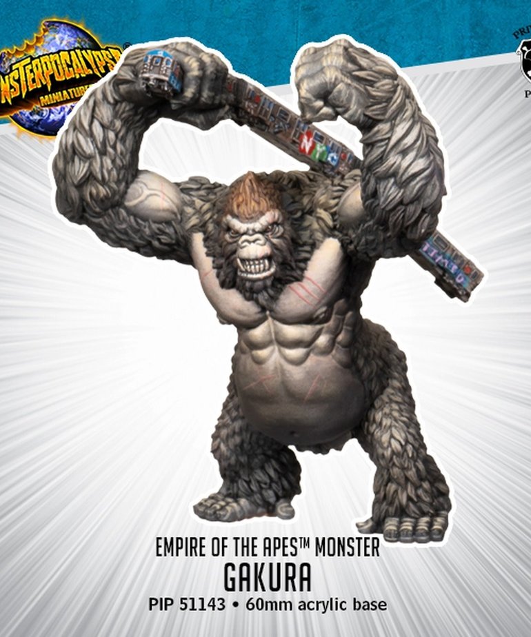 Privateer Press - PIP Monsterpocalypse - Empire of the Apes - Gakura - Monster