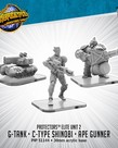 Privateer Press - PIP Monsterpocalypse - Protectors - G-Tank, C-Type Shinobi, & Ape Gunner - Alternate Elite Units