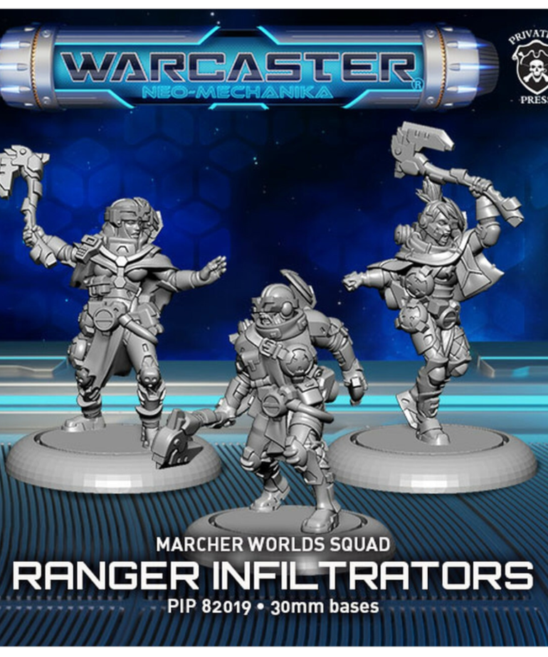 Privateer Press - PIP PRESALE Warcaster: Neo-Mechanika - Marcher Worlds - Ranger Infiltrators - Squad 08/20/2021