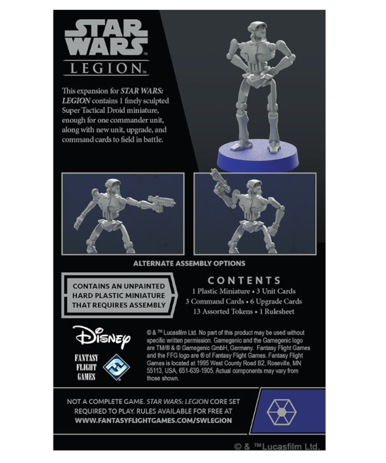 Atomic Mass Games - AMG Star Wars: Legion - Super Tactical Droid - Commander Expansion