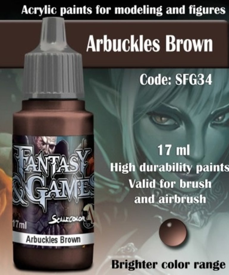 Scale 75 - SFG CLEARANCE - Scale 75 - Fantasy & Games - Arbuckles Brown BLACK FRIDAY NOW