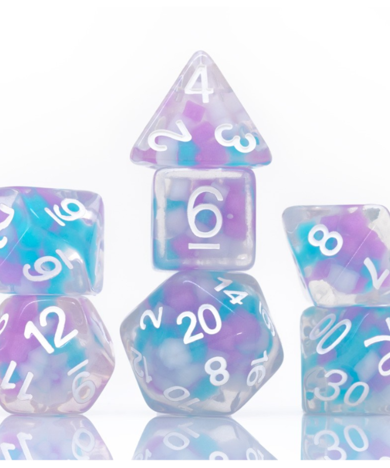 Sirius Dice - SDZ Sirius Dice - Polyhedral 7-Die Set - Candy Glowworm