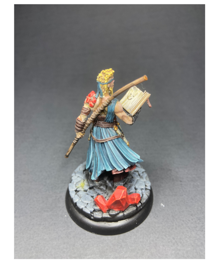 Gunmeister Games - GRG Judgement - Humans - Bastian: Lore Keeper - Supporter - Professionally Painted