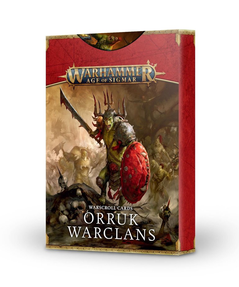 Games Workshop - GAW Warhammer: Age of Sigmar - Warscroll Cards - Orruk Warclans