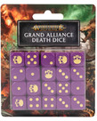 Games Workshop - GAW Warhammer: Age of Sigmar - Grand Alliance Death Dice Set