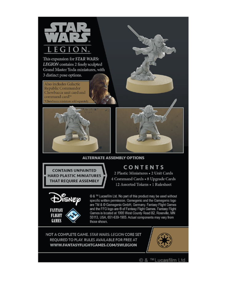 Atomic Mass Games - AMG Star Wars: Legion - Grand Master Yoda - Commander Expansion