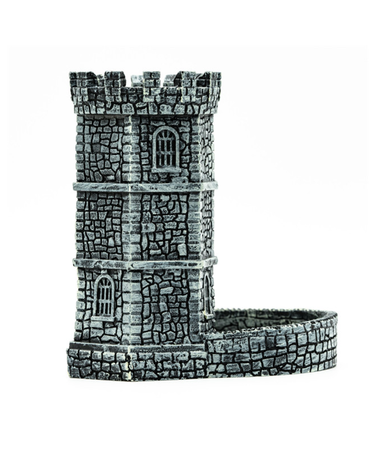 Gameopolis Dice - UDI Gameopolis: Dice Tower - Retro Style Wall - Grey