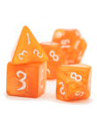 Gameopolis Dice - UDI Gameopolis: Dice - Polyhedral 7-Die Set - Macaron Colors - Orange