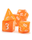 Gameopolis Dice - UDI Gameopolis: Dice - Polyhedral 7 Set - Macaron Colors - Orange