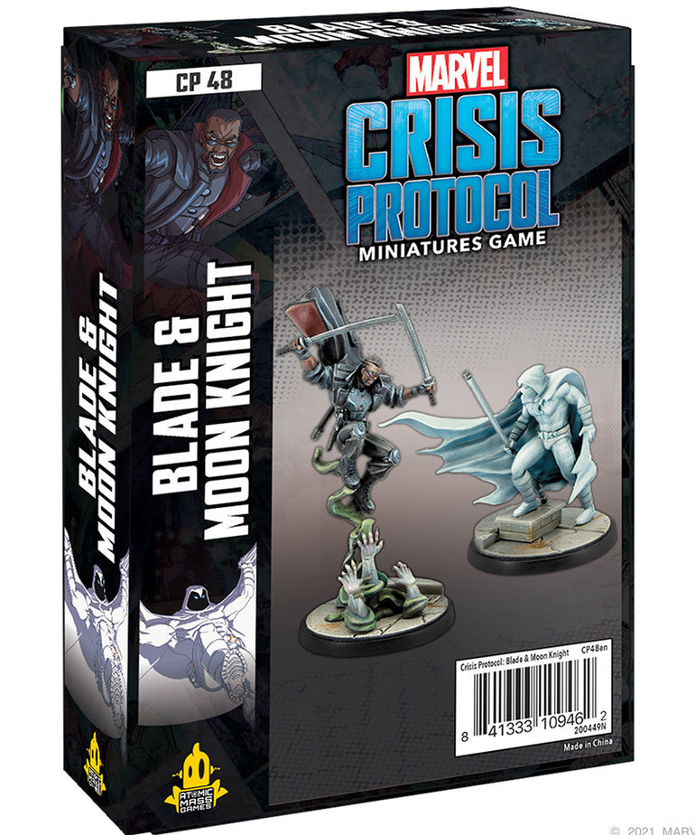 Atomic Mass Games - AMG Marvel: Crisis Protocol - Blade & Moon Knight - Character Pack