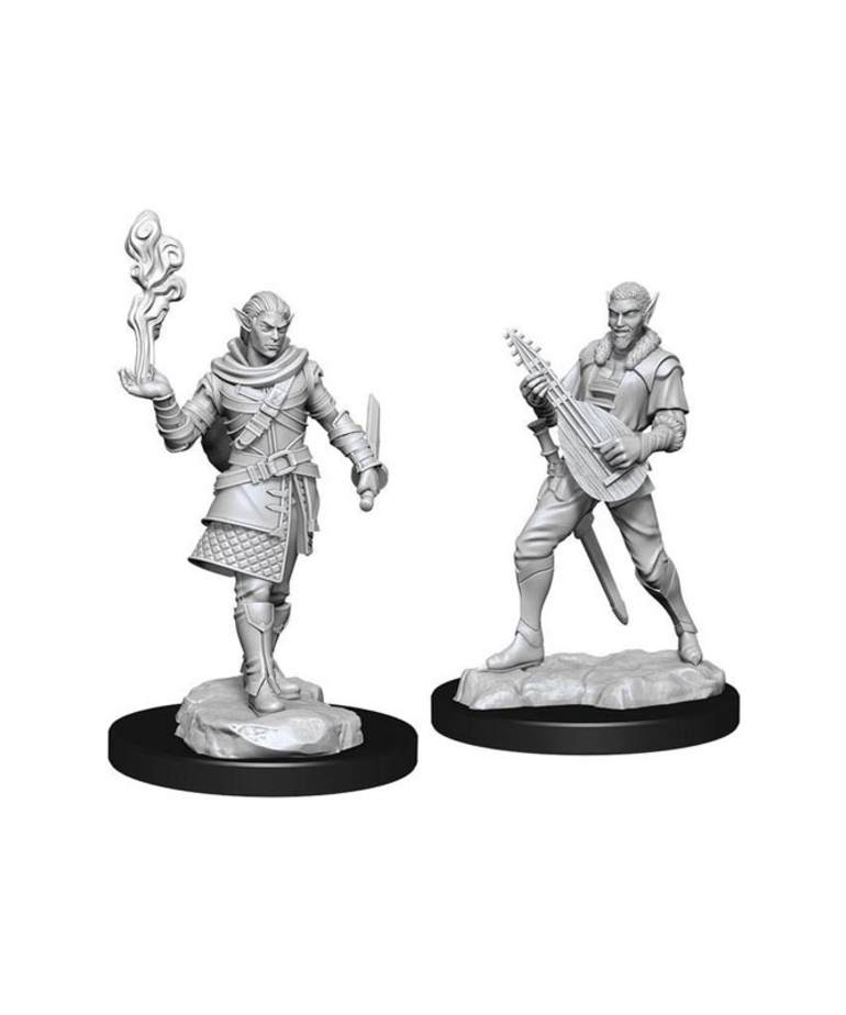 WizKids - WZK Critical Role: Unpainted Miniatures - Wave 1 - Male Pallid Elf Rogue & Bard