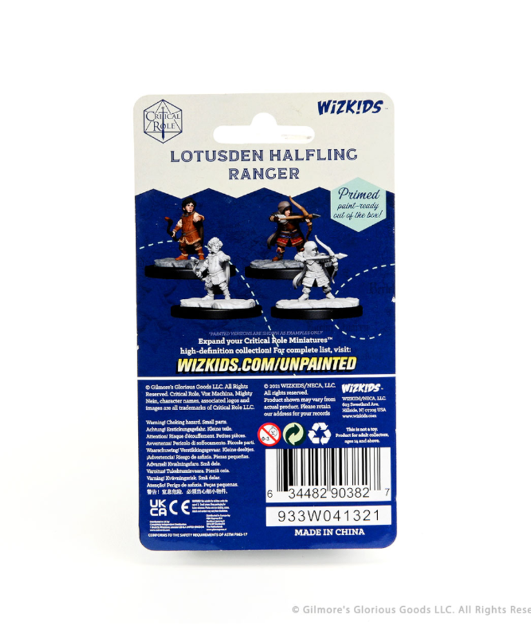 WizKids - WZK Critical Role: Unpainted Miniatures - Wave 1 - Male Lotusden Halfling Ranger