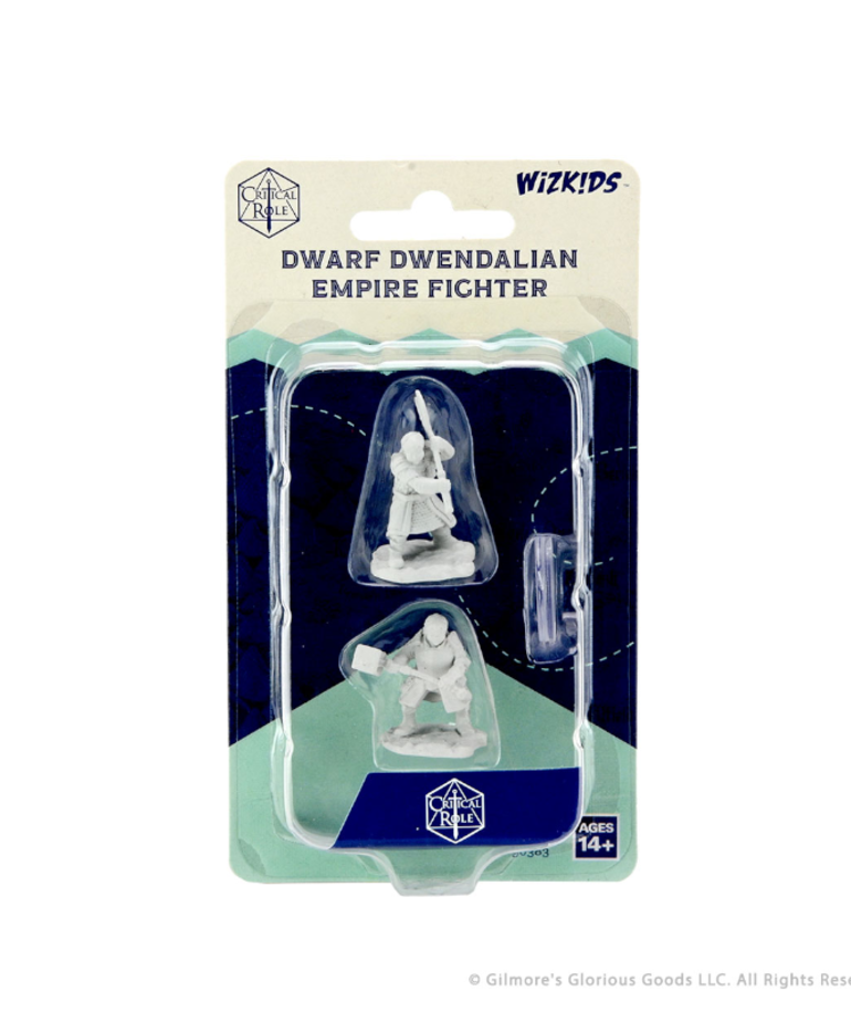WizKids - WZK CLEARANCE - Critical Role: Unpainted Miniatures - Wave 1 - Female Dwarf Dwendalian Empire Fighter