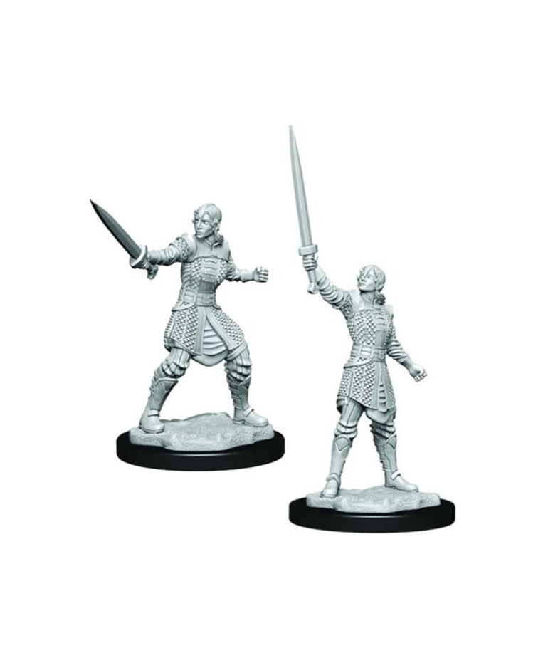 WizKids - WZK CLEARANCE - Critical Role: Unpainted Miniatures - Wave 1 - Female Human Dwendalian Empire Fighter