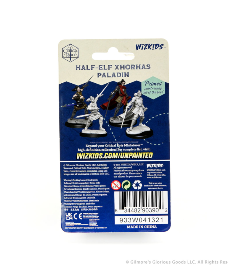WizKids - WZK Critical Role: Unpainted Miniatures - Wave 1 - Female Half-Elf Paladin Xhorhas