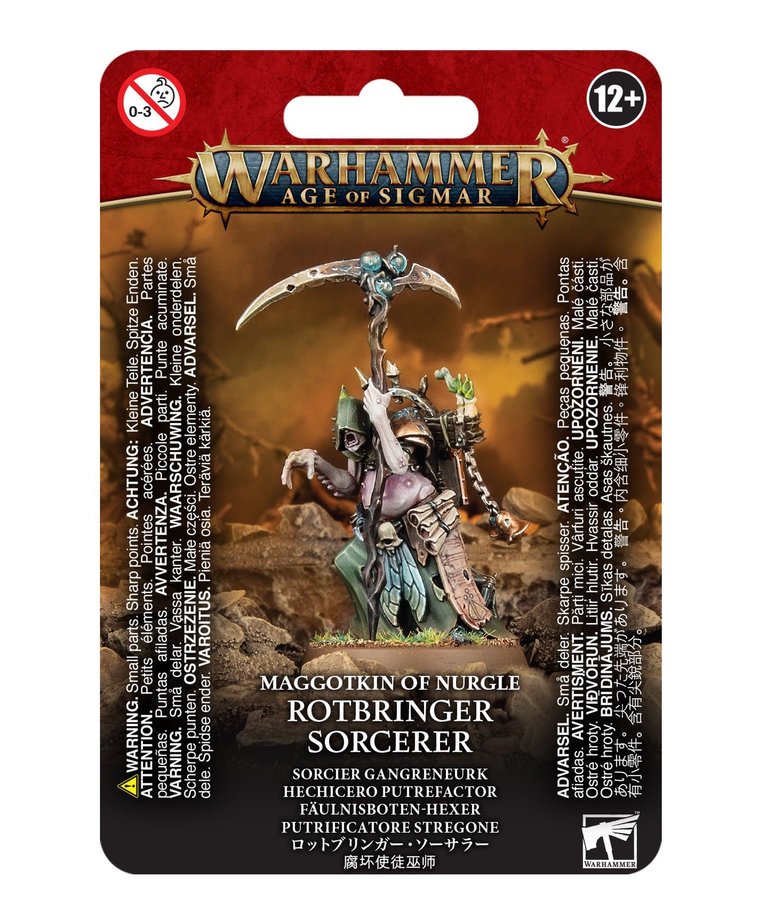 Games Workshop - GAW Warhammer: Age of Sigmar - Maggotkin of Nurgle - Rotbringer Sorcerer