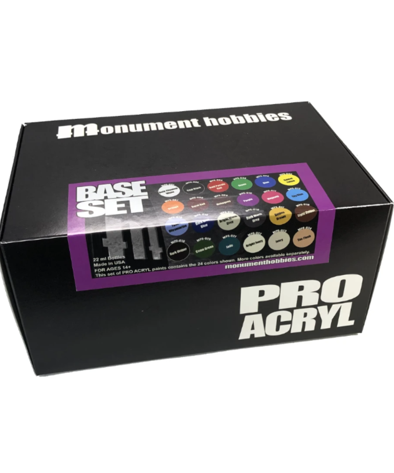 Monument Hobbies - Pro Acryl Base Set - Discount Games Inc