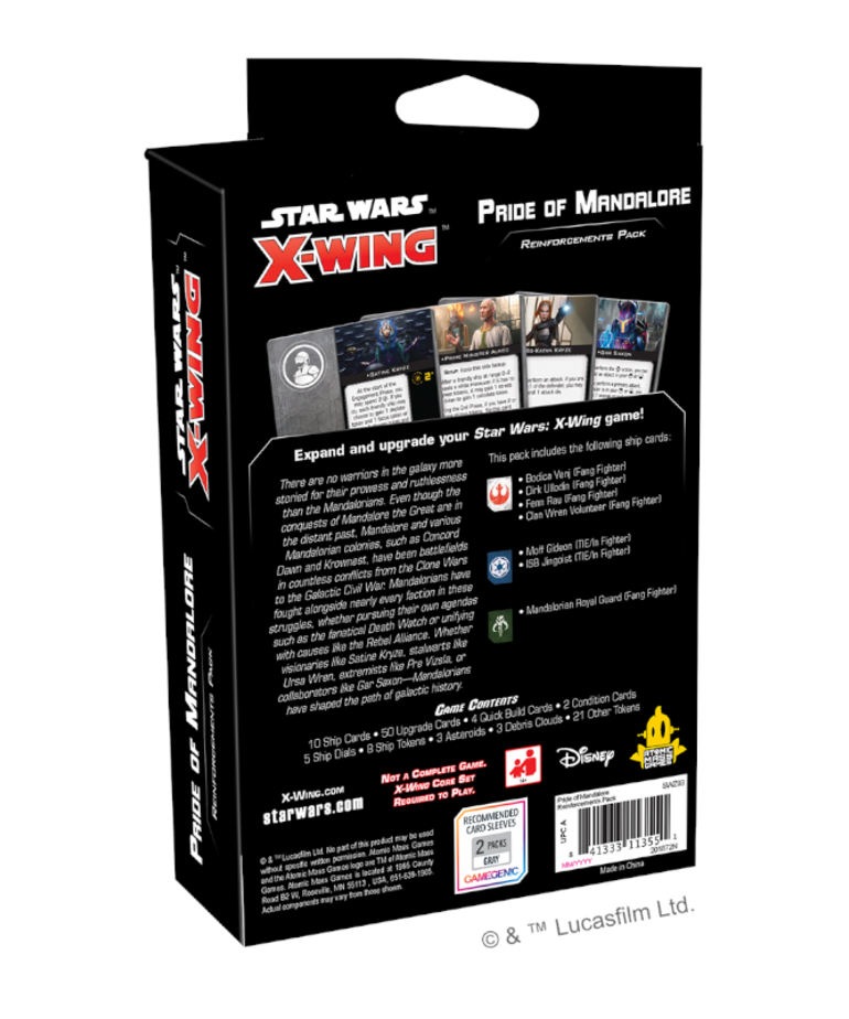 Atomic Mass Games - AMG Star Wars: X-Wing 2E - Pride of Mandalore