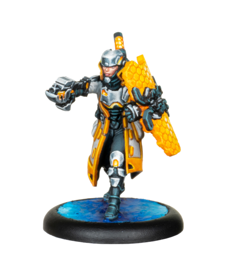 Privateer Press - PIP Warcaster: Neo Mechanika - Iron Star Alliance - Major Aysa Drayce - Solo