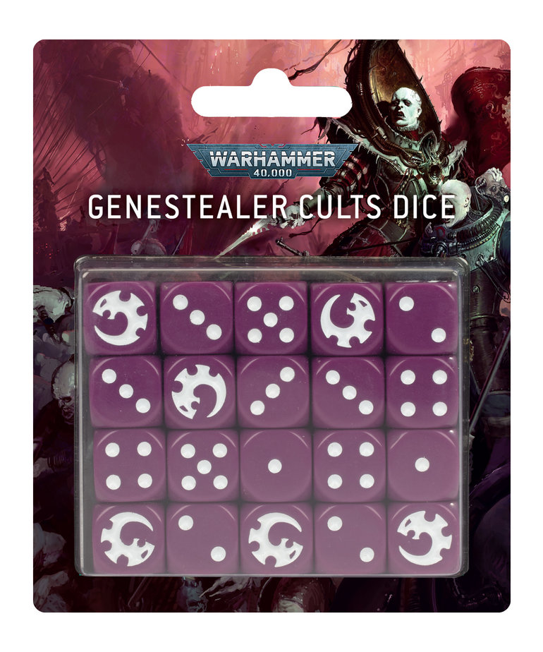 Games Workshop - GAW Warhammer 40K - Genestealer Cults - Dice