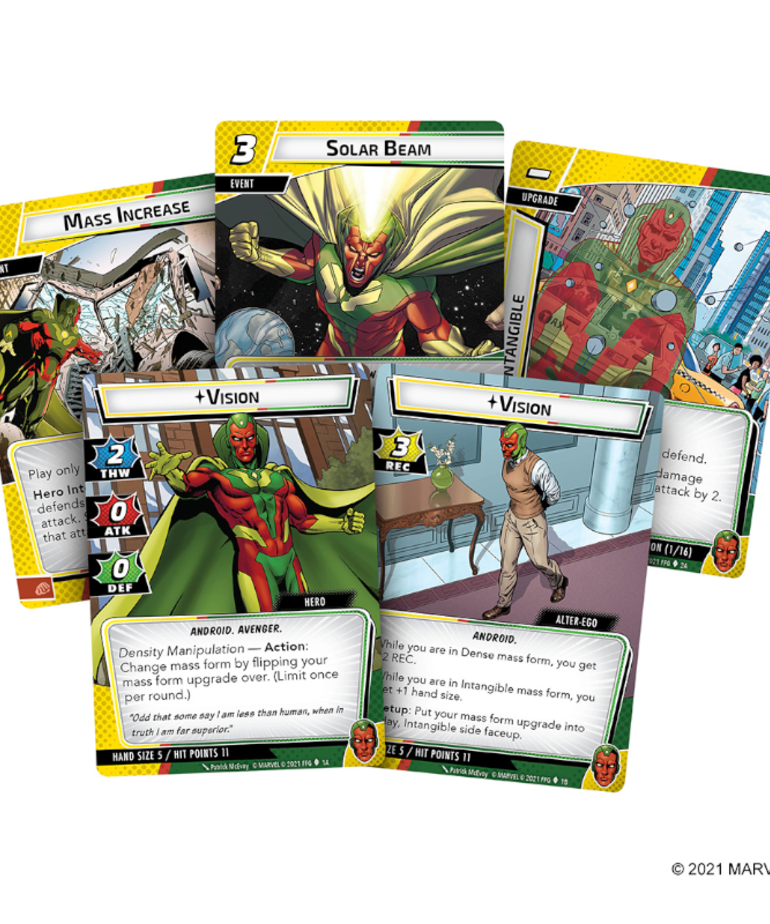 Fantasy Flight Games - FFG Marvel Champions: The Card Game - Vision - Hero Pack
