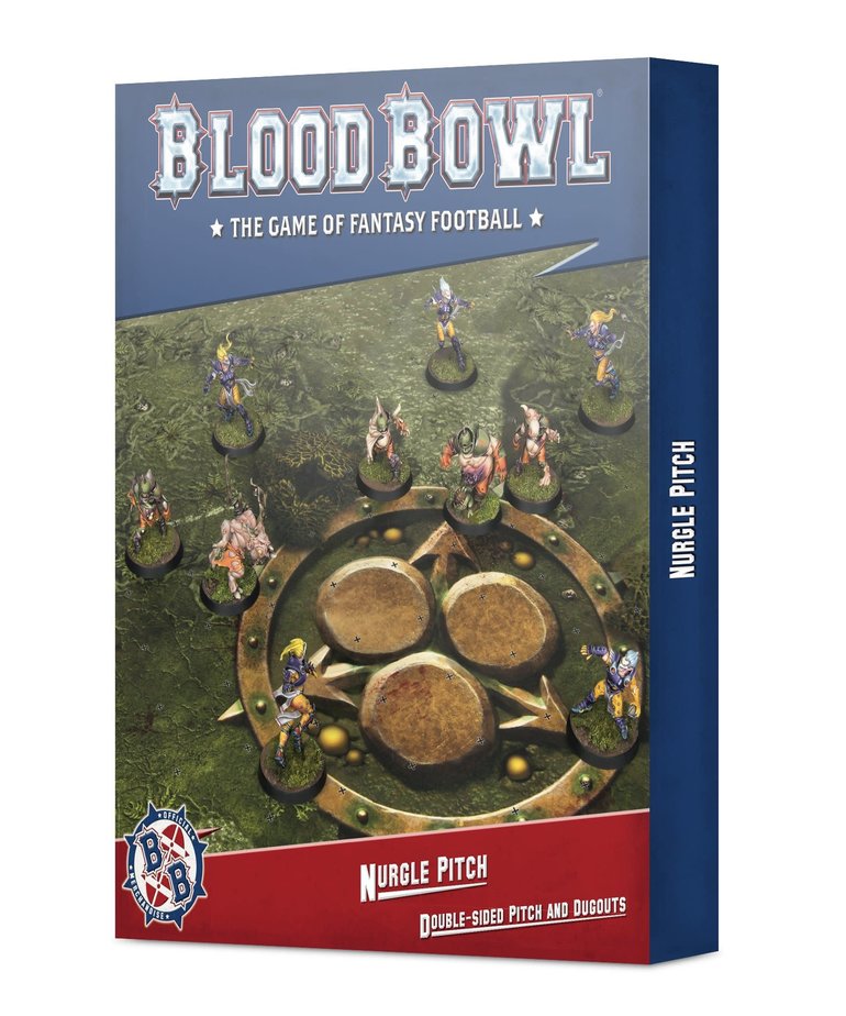 Games Workshop - GAW Blood Bowl - Nurgle Team Pitch & Dugouts