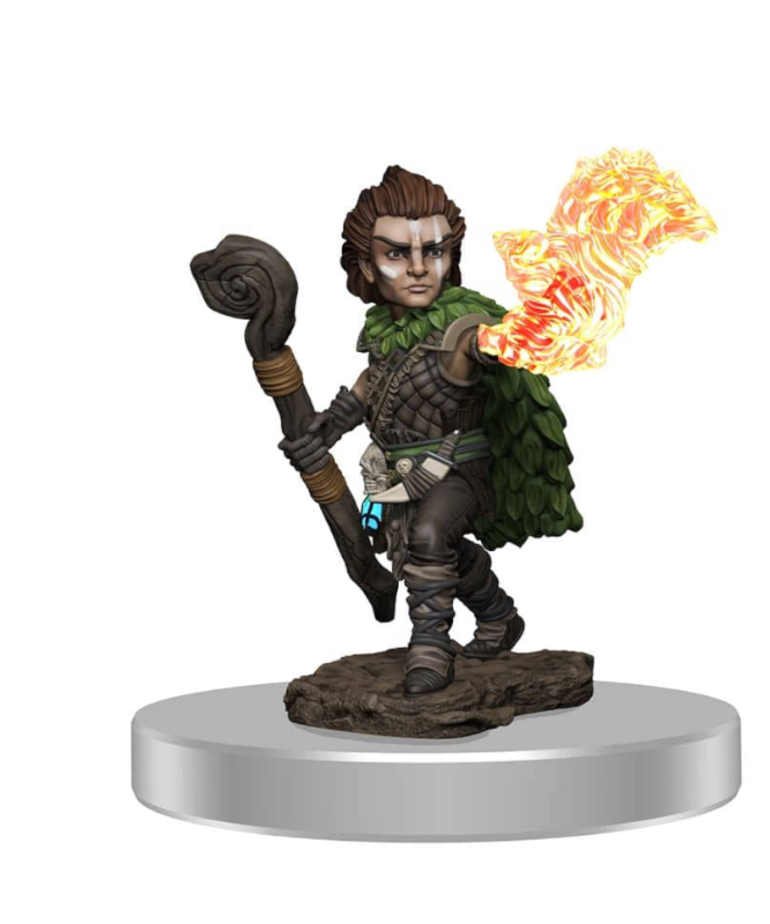 WizKids - WZK Pathfinder Battles - Premium Painted Figure - Wave 3 - Gnome Druid Male