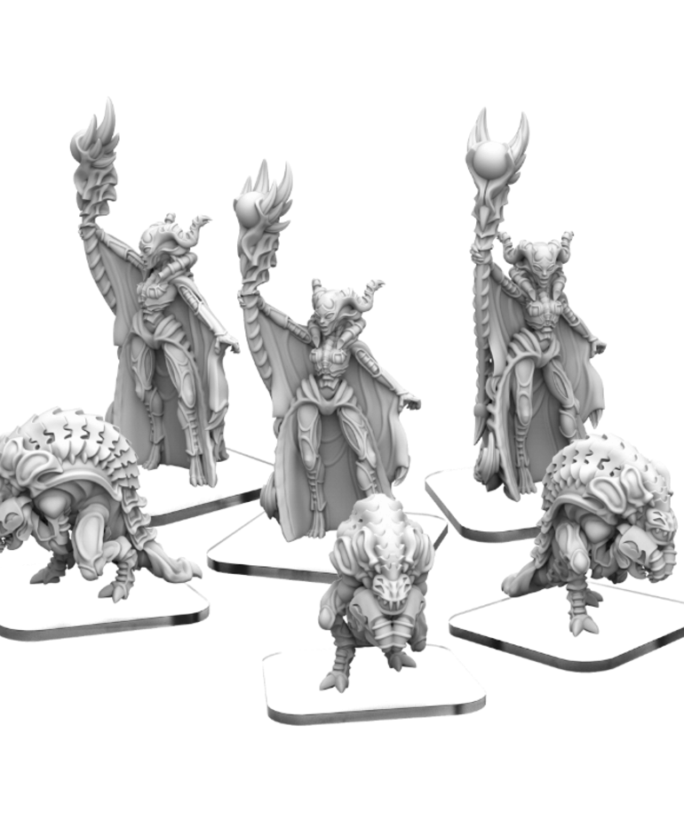 Privateer Press - PIP Monsterpocalypse - Necroscourge - Hexchantresses & Void Maulers