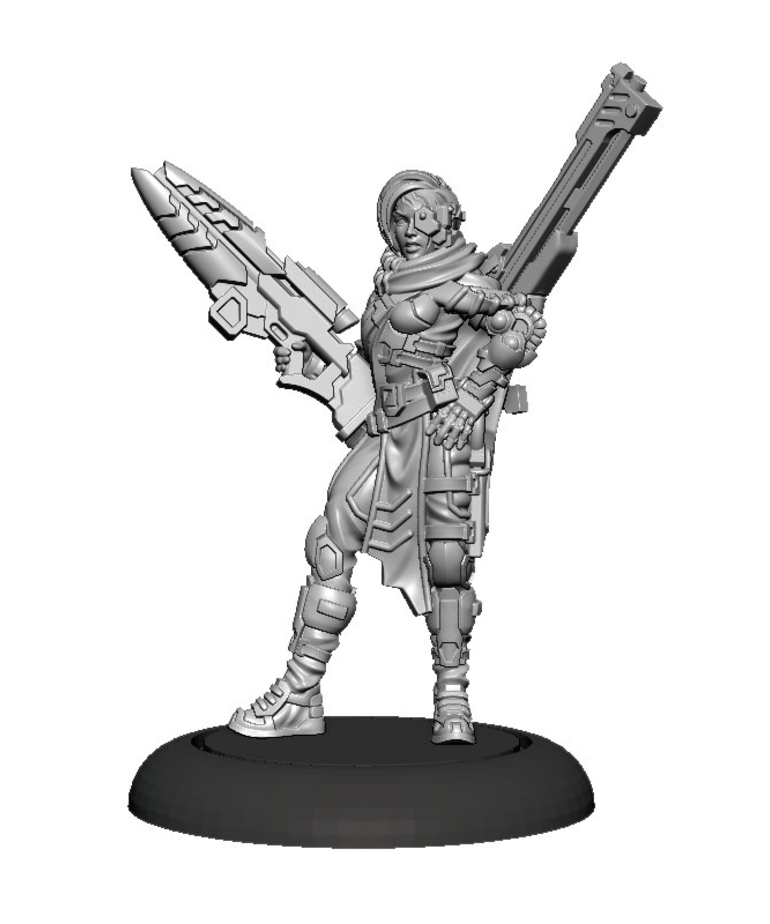 Privateer Press - PIP Warcaster: Neo-Mechanika - Wild Card - The Quartermaster - Hero Attachment