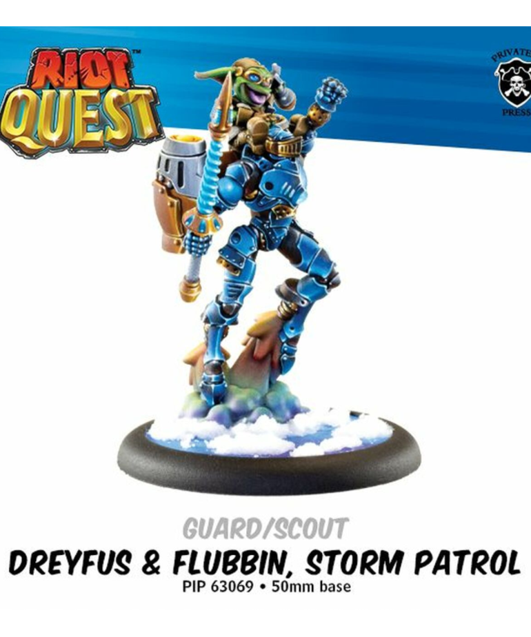 Privateer Press - PIP Riot Quest - Dreyfus & Flubbin, Storm Patrol - Guard / Scout